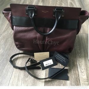 Rag & Bone Pilot Large Leather Satchel Bag